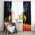 Belgium Iris Day Window Curtain Royaume de Belgique Coat Of Arms - Wonder Print Shop