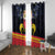 Belgium Iris Day Window Curtain Royaume de Belgique Coat Of Arms - Wonder Print Shop