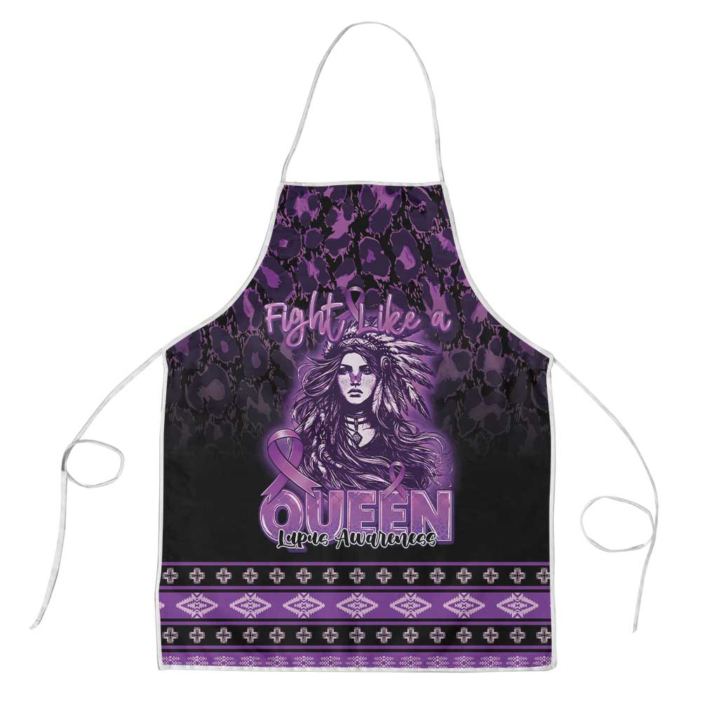 Native American Lupus Girl Apron Fight Like a Queen