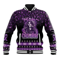 Personalized Native American Lupus Girl Baseball Jacket Fight Like a Queen