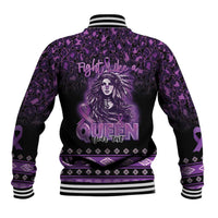 Personalized Native American Lupus Girl Baseball Jacket Fight Like a Queen