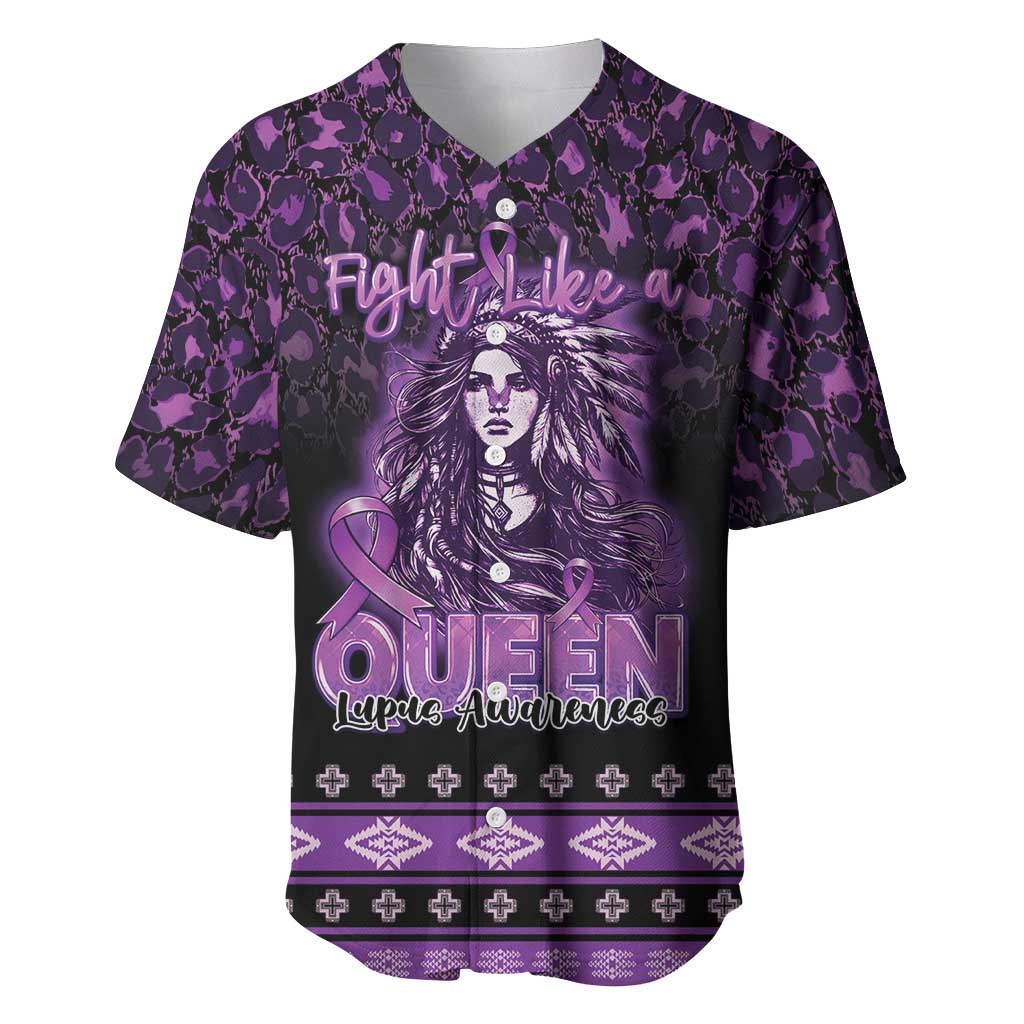 Personalized Native American Lupus Girl Baseball Jersey Fight Like a Queen