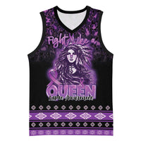Personalized Native American Lupus Girl Basketball Jersey Fight Like a Queen