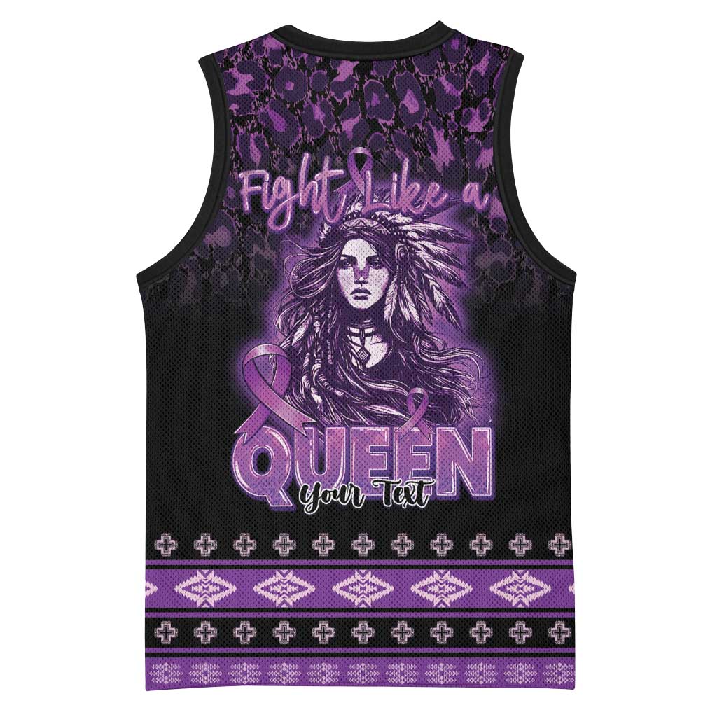 Personalized Native American Lupus Girl Basketball Jersey Fight Like a Queen