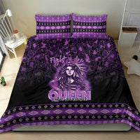 Native American Lupus Girl Bedding Set Fight Like a Queen