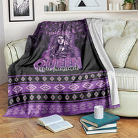Native American Lupus Girl Blanket Fight Like a Queen