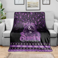 Native American Lupus Girl Blanket Fight Like a Queen