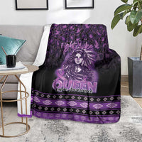 Native American Lupus Girl Blanket Fight Like a Queen
