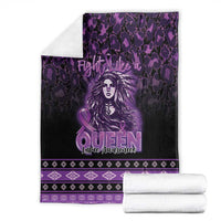 Native American Lupus Girl Blanket Fight Like a Queen