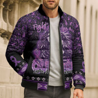 Personalized Native American Lupus Girl Bomber Puffer Jacket Fight Like a Queen