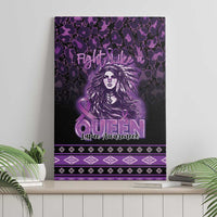 Native American Lupus Girl Canvas Wall Art Fight Like a Queen