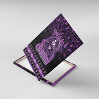 Native American Lupus Girl Canvas Wall Art Fight Like a Queen
