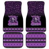 Personalized Native American Lupus Girl Car Mats Fight Like a Queen