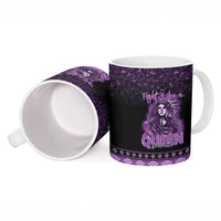 Personalized Native American Lupus Girl Ceramic Mug Fight Like a Queen