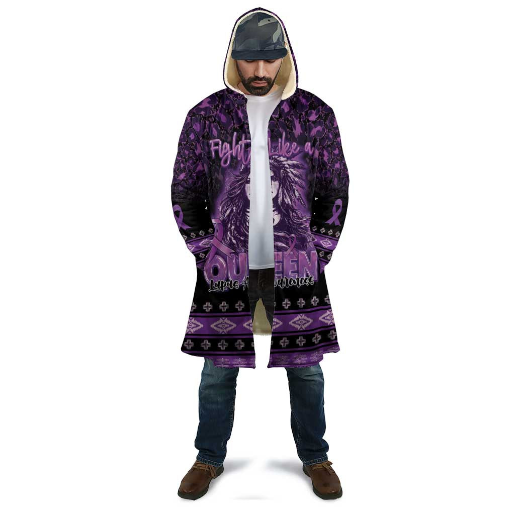 Personalized Native American Lupus Girl Cloak Fight Like a Queen