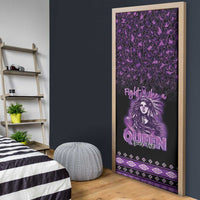 Personalized Native American Lupus Girl Door Cover Fight Like a Queen