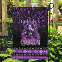 Native American Lupus Girl Garden Flag Fight Like a Queen
