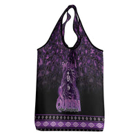 Native American Lupus Girl Grocery Bag Fight Like a Queen