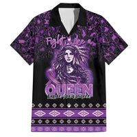 Personalized Native American Lupus Girl Hawaiian Shirt Fight Like a Queen