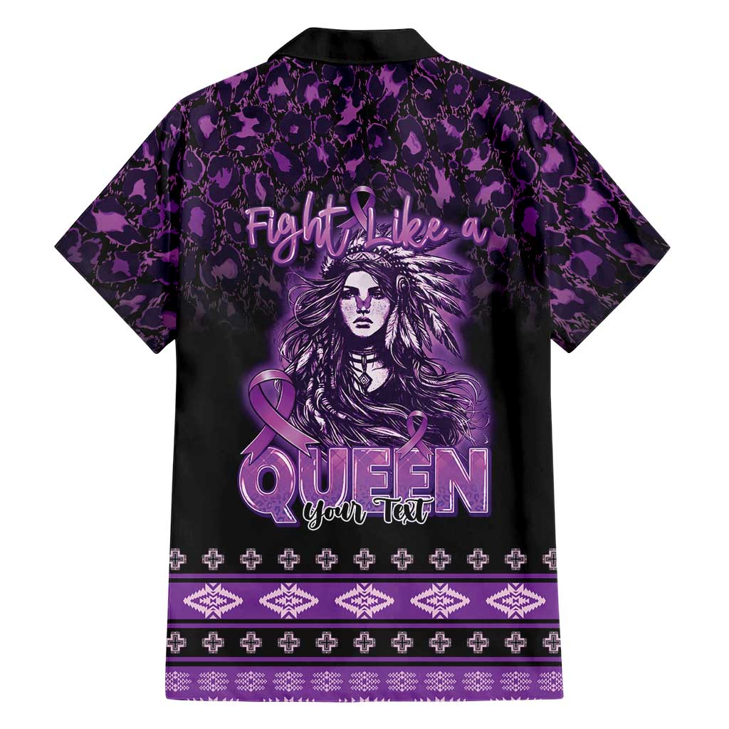 Personalized Native American Lupus Girl Hawaiian Shirt Fight Like a Queen