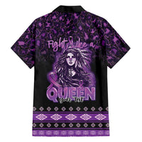 Personalized Native American Lupus Girl Hawaiian Shirt Fight Like a Queen