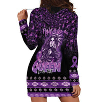 Personalized Native American Lupus Girl Hoodie Dress Fight Like a Queen