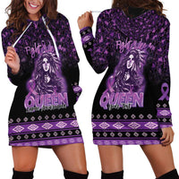 Personalized Native American Lupus Girl Hoodie Dress Fight Like a Queen