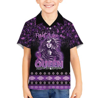 Personalized Native American Lupus Girl Kid Hawaiian Shirt Fight Like a Queen