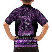 Personalized Native American Lupus Girl Kid Hawaiian Shirt Fight Like a Queen