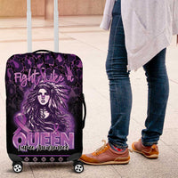 Native American Lupus Girl Luggage Cover Fight Like a Queen