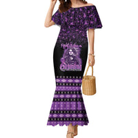 Personalized Native American Lupus Girl Mermaid Dress Fight Like a Queen