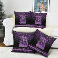 Native American Lupus Girl Pillow Cover Fight Like a Queen