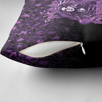 Native American Lupus Girl Pillow Cover Fight Like a Queen