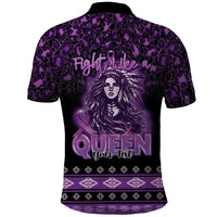 Personalized Native American Lupus Girl Polo Shirt Fight Like a Queen