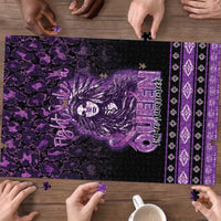 Native American Lupus Girl Puzzle Fight Like a Queen