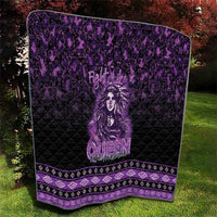 Native American Lupus Girl Quilt Fight Like a Queen