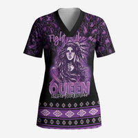 Personalized Native American Lupus Girl Scrub Top Fight Like a Queen