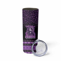 Personalized Native American Lupus Girl Skinny Tumbler Fight Like a Queen