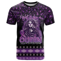 Personalized Native American Lupus Girl T Shirt Fight Like a Queen