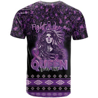 Personalized Native American Lupus Girl T Shirt Fight Like a Queen