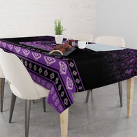 Native American Lupus Girl Tablecloth Fight Like a Queen