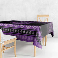 Native American Lupus Girl Tablecloth Fight Like a Queen
