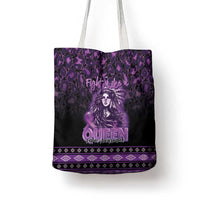 Native American Lupus Girl Tote Bag Fight Like a Queen