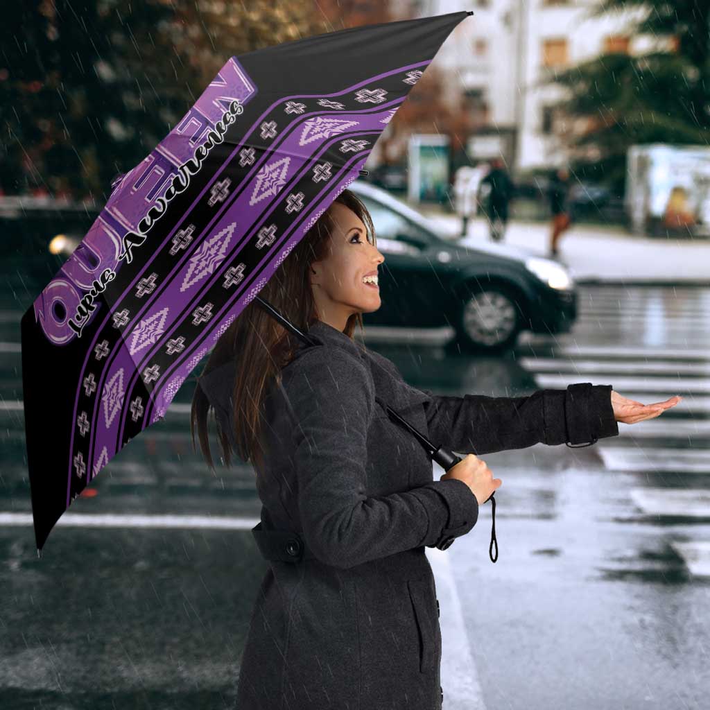 Native American Lupus Girl Umbrella Fight Like a Queen