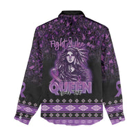 Personalized Native American Lupus Girl Women Casual Shirt Fight Like a Queen