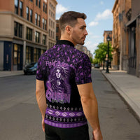 Personalized Native American Lupus Girl Zipper Polo Shirt Fight Like a Queen
