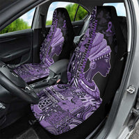 African Lady Lupus Awareness Car Seat Cover Fight Support Cure