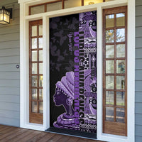 Personalized African Lady Lupus Awareness Door Cover Fight Support Cure