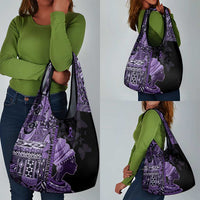 African Lady Lupus Awareness Grocery Bag Fight Support Cure