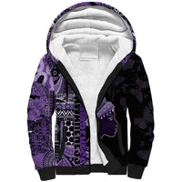 Personalized African Lady Lupus Awareness Sherpa Hoodie Fight Support Cure